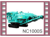Crawler-mounted impact crusher NC1000S