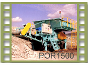 Power roll crusher POR1500