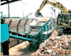 Mixed inductrial waste recycling plant