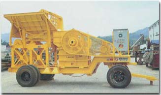 Wheel-mounted Recycling Crushers PFK Series